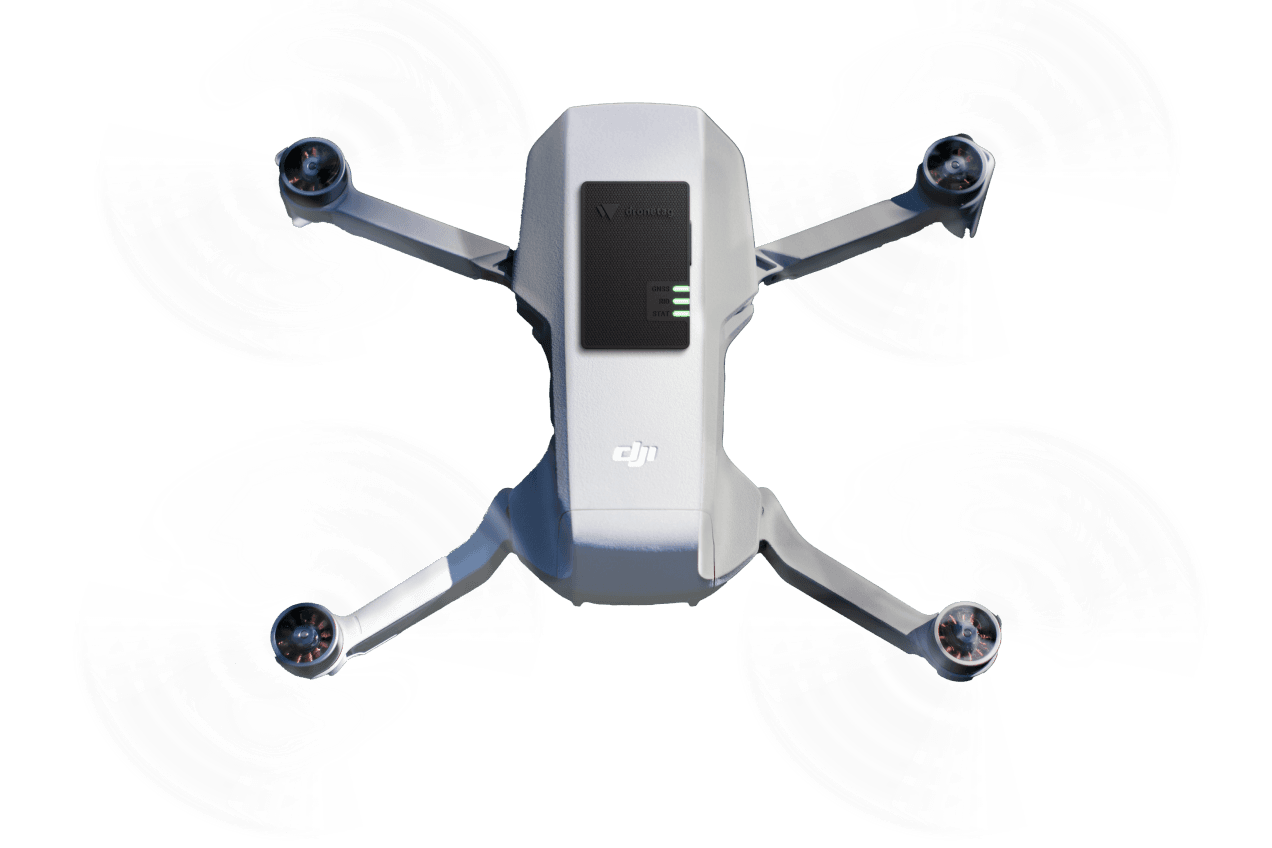 Rendering of Dronetag Mini product